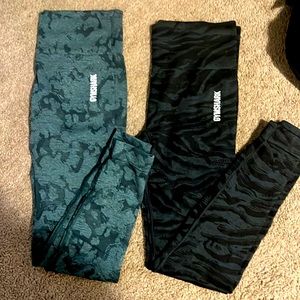 Gymshark adapt camo and animal. Size S. Wonderful condition. Worn 3 times max.
